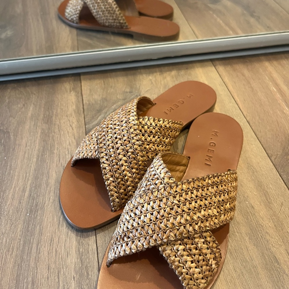 M. Gemi The Gabriella Woven Sandals 35.5